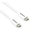 Image de Cable Thunderbolt 3 Passif StarTech 2m 20Gbps PD 100W 4K Blanc