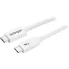 Image de Cable Thunderbolt 3 StarTech 1 m 20 Gbps 100W PD 4K Blanc
