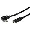 Image de StarTech Cable USB-C a USB-C Acodado a la Derecha 1m Negro