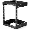 Image de StarTech.com Rack serveur mural 12U - Armoire réseau à cadre ouvert - Profondeur de 30 à 50 cm