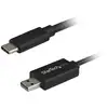 Image de Cable de transfert USB 3.0 StarTech.com USB A vers USB C 2m Noir Plug and Play