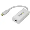 Image de StarTech.com Adaptateur USB-C vers Mini DisplayPort 4K 60 Hz - Convertisseur USB Type-C vers mDP en blanc