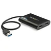 Image de StarTech.com Adaptateur USB 3.0 vers double DisplayPort 4K 60 Hz
