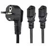 Image de StarTech Cable de Alimentación Schuko CEE7 a 2xC13 2m