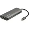 Image de StarTech.com Adaptateur Multiport USB-C - Mini Dock USB-C avec HDMI 4K, 3x USB 3.0 Hub, SD/SDHC, GbE, 60W PD 3.0 Pass-Through - Station d'Accueil USB-C pour PC Portable Type-C/Thunderbolt 3