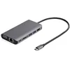 Image de StarTech.com Adaptateur Multiport USB-C - Mini Dock USB-C avec 4K HDMI ou 1080p VGA - Hub 3x USB 3.0, SD, GbE, Audio, 100W PD Pass-Through - Station d'Accueil pour PC Portable/Tablette