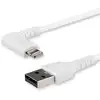 Image de Startech Cable Lightning a USB en Ángulo Acodado 1m Blanco