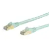 Image de Startech Cable de Red RJ45 Cat 6a 5m Azul Agua