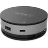 Image de StarTech.com Adaptateur Multiport USB-C - Mini Dock USB 3.1 Gen 2 10Gbps Type-C avec 4K 60Hz HDMI/DisplayPort ou 1080p VGA - 75W PD Passthrough, Hub USB 3 Ports, GbE - Station d'Accueil Mobile