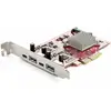 Image de Carte PCIe StarTech 4 Ports USB 3.2 Gen 2 10Gbps 2x USB-C et 2x USB-A