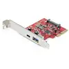 Image de Carte PCI Express StarTech USB-C USB-A 2 Ports - USB 3.2 Gen 2 (10Gbps) Type C