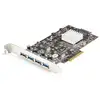 Image de StarTech.com Carte PCIe 2 Ports USB - 10Gbps - Carte Contrôleur Hôte USB 3.2 Gen 2 Type-A PCI Express 3.0 - 2 Contrôleurs - 4x USB-A - Carte Adaptateur PCIe USB Additionnelle - Windows/Mac/Linux