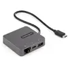 Image de StarTech.com Adaptateur mulitport USB-C - Câble intégré de 29 cm - USB 3.1 Gen 2 - 10 Gbps - HDMI et VGA