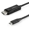 Image de StarTech Cable USB-C a DisplayPort 1.4 Bidireccional 1m Negro