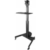 Image de Startech Carrito Station de Travail Mobile Support Moniteur 1,28 à 1,60 m VESA 75x75 à 100x100 Max 8Kg