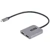 Image de Hub MST USB-C StarTech.com - Adaptateur HDMI Double 4K 60Hz avec câble intégré