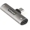 Image de StarTech.com Adaptateur USB-C Audio & Chargeur - Convertisseur Prise Audio Mini Jack Aux TRRS 3.5mm Casque/Écouteurs - 60W USB Type-C Power Delivery Pass-Through - Smartphone/Tablette