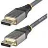 Image de StarTech.com Câble DisplayPort 1.4 Certifié VESA 5m - 8K 60Hz HDR10 - Vidéo Ultra HD 4K 120Hz - Cordon Moniteur/Écran DP 1.4 - Câble DisplayPort vers DisplayPort - M/M