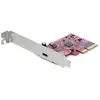 Image de Carte Réseau Startech ASM3242 PCIe 3.0 x4 USB-C 3.2 Gen 2x2 20Gbps Rouge