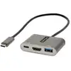 Image de Adaptateur Multipuerto USB-C à HDMI 4K 100W 34cm StarTech
