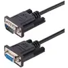 Image de Cable Série RS232 Null Modem 3m StarTech DB9 Mâle à Femelle Blindé