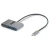 Image de Hub USB-C StarTech 4 Puertos 2x USB-A 2x USB-C 5Gbps Power Delivery 100W Gris