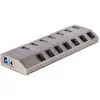 Image de Hub StarTech 7 ports 5 Gbps 5G7AIBS-USB-HUB-EU avec interrupteurs individuels