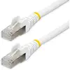 Image de Cable Ethernet StarTech.com Cat6a 5m S/FTP RJ-45 Blanco LSZH PoE++ 100W Snagless