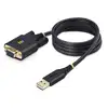 Image de Cable Adaptateur USB Série StarTech 1 m Módem Nulo RS-232 DB-9