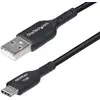Image de Câble USB Startech USB2AC1MNC USB-A vers USB-C 1m Charge Rapide 3A Noir