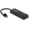 Image de Hub USB-C StarTech.com 4 Ports USB-A 5Gbps Alimenté par Bus Noir