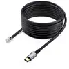 Image de Adaptateur USB-C StarTech UR9-HEADSET-ADAPTER 1,8 m Noir Plug and Play
