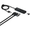Image de Hub Startech 4 ports 5 Gbps USB-A PCR, câble 61 cm UASP