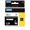 Image de DYMO Étiquettes en polyester permanent Noir sur blanc 2,4 cm x 5,5 m