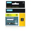 Image de DYMO Nylon Flexible IND, Noir sur jaune, Multicolore, Nylon, -10 - 80 °C, UL 969
