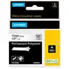 Image de Étiquettes industrielles permanentes polyester DYMO Rhino 12 mm x 5,5 m résistantes
