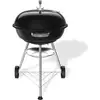 Image de Barbecue Weber Compact Kettle 57 cm charbon 9 personnes acier émaillé