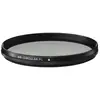 Image de Filtre polarisant Sigma WR CPL 46mm protection antistatique déperlant