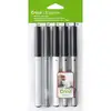 Image de Cricut Pack de 4 stylos et marqueurs multifonctions noirs épaisseur variée