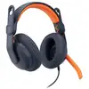 Image de Casque filaire Logitech avec microphone pliable et conception durable adaptée aux enfants
