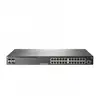 Image de Aruba 2930F 24G PoE+ 4SFP Géré L3 Gigabit Ethernet (10/100/1000) Connexion Ethernet, supportant l'alimentation via ce port (PoE) 1U Gris