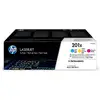 Image de HP 201X LaserJet, lot de 3 cartouches de toner grande capacité authentiques, cyan/magenta/jaune