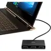 Image de Hub HP 3 ports USB 3.2 Gen 1 USB-C vers USB-A portable noir léger