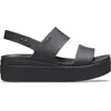 Image de Sandales compensées femme Crocs brooklyn low wedge 37/38