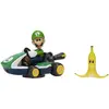 Image de Figurine Jakks Pacific Mario Kart spinout Luigi Kart 6,5 cm