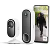 Image de Caméra IP Arlo Essential 2 intérieure 2K + sonnette vidéo sans fil avec vision nocturne et Alexa