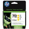 Image de Cartouche Tinta HP 712 Jaune 29 ml Pack de 3 Unités