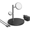 Image de Station de recharge sans fil réglable Anker MagGo 3 en 1 Qi2 15W noir