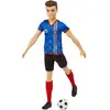 Image de Poupée footballeur Mattel France Ken 10x32,5x5 cm