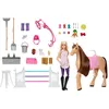 Image de Poupée doll with horsend stable Mattel TU